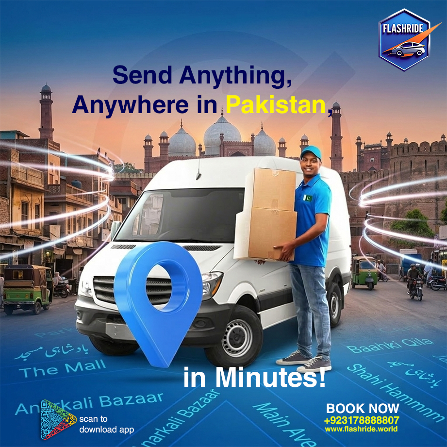 🚀 Flash Ride Delivery Service Pakistan — Send Anything, Anywhere in Minutes!